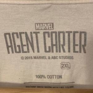 Marvel Shirts - Marvel Agent Carter SSR T-Shirt, 2XL Marvel Shirts - Marvel Agent Carter SSR T-Shirt, 2XL